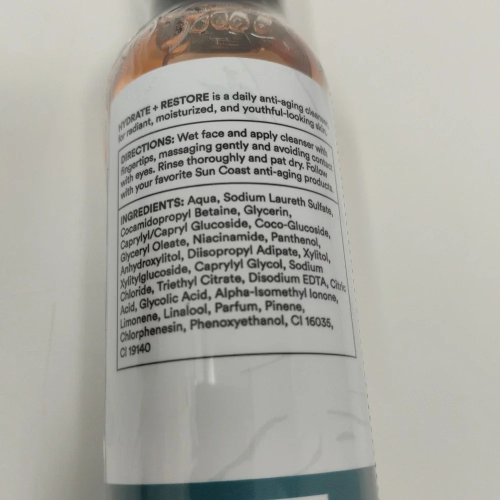 Sun‎ Coast Sciences New Hydrate + Restore Total Face Cleanser Sealed EXP 03/2027